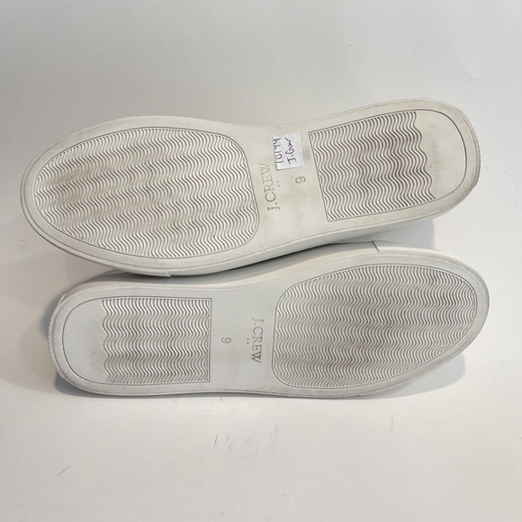 J. Crew White Road Trip Canvas Sneakers Womens Size 9 Casual Low Top Tennis Shoe - Picture 14 of 14